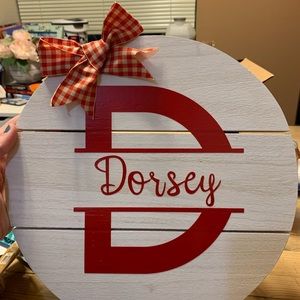 Personalized Family name Sign